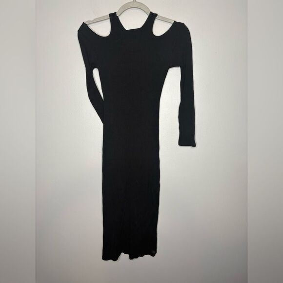 Simon Miller Anz Cutout Neckline Ribbed Dress - Picture 6 of 7
